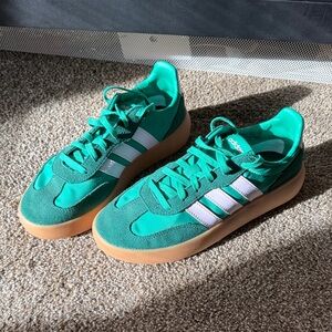 Adidas Teal Sneakers with White Accents